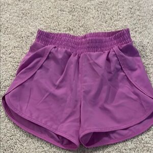 All in Motion Girls Purple Athletic Lightweight Shorts